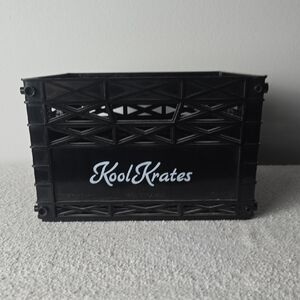 Large Black KOOL KRATES Storage Crate - Cassette/NES - Made in Canada